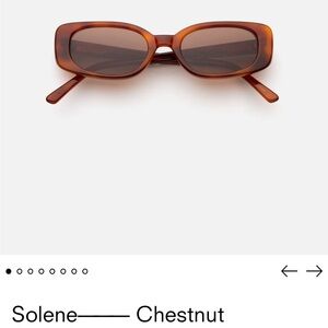 Lu Goldie Solene Chestnut Sunglasses